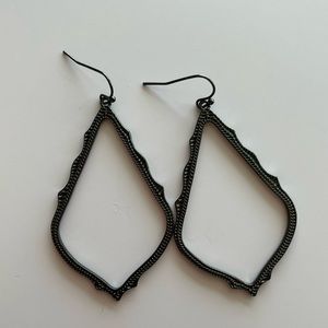 Kendra Scott Sophia Drop Earrings in Gunmetal